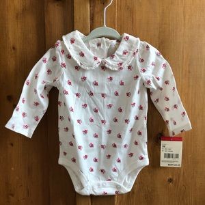 Oshkosh floral long sleeve onesie